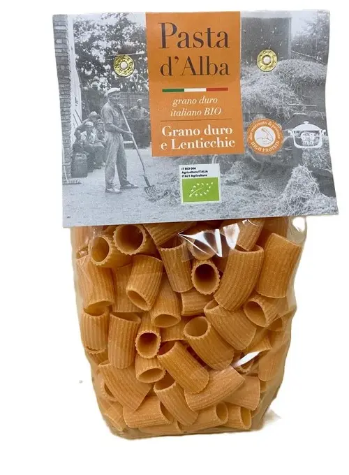 Паста от твърда пшеница и червена леща, Pasta d'Alba