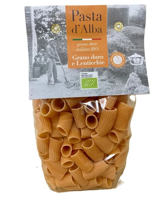 Паста от твърда пшеница и червена леща, Pasta d'Alba