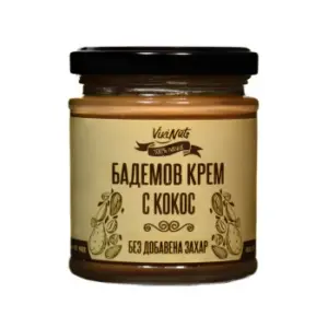 Тахан, бадемов крем с кокос