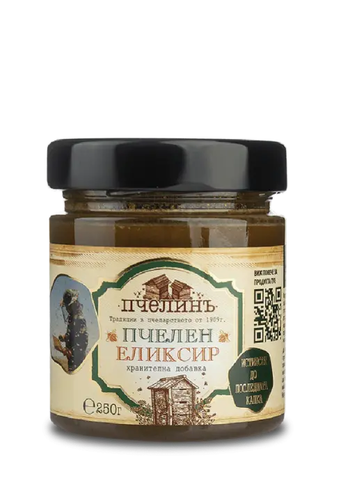 мед, прополис, пчелен прашец и пчелно млечице