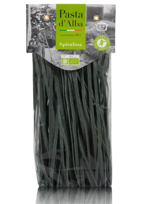 Био талиателе от спирулина и ориз, без глутен, Pasta d'Alba