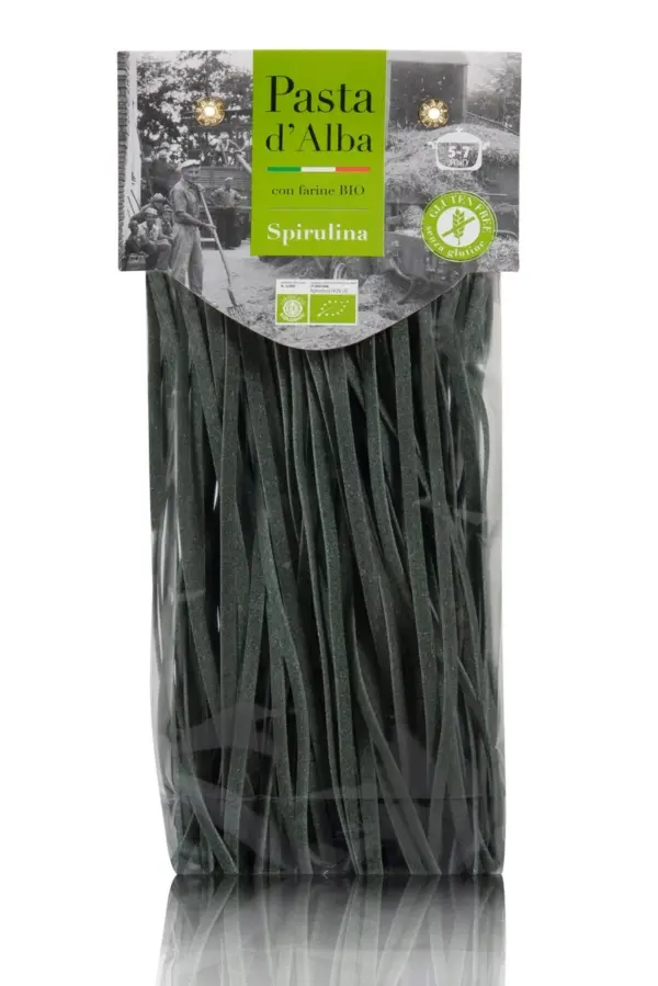Био талиателе от спирулина и ориз, без глутен, Pasta d'Alba