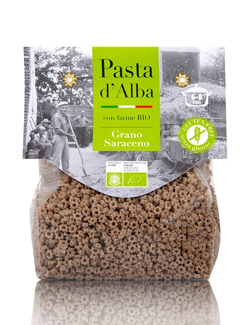 Био Звездички от елда, без глутен, Pasta d'Alba, 250 г, паста
