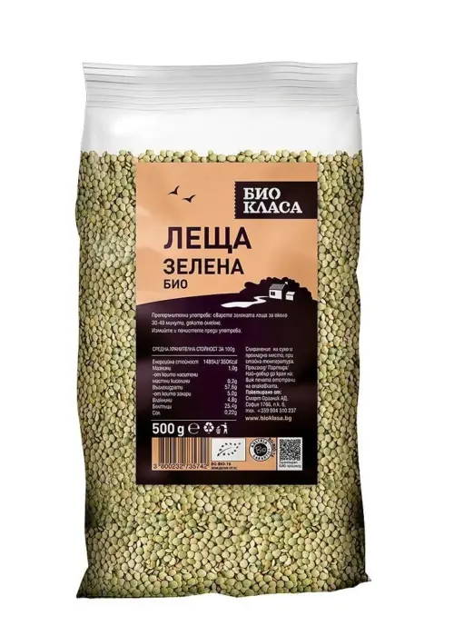 Био Леща, зелена, Био Класа, 500 г