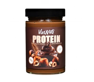 Протеинов течен шоколад с лепници, 330 г, VikiNuts