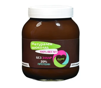 Течен натурален шоколад, без захар, 750 г, VikiNuts