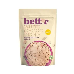 Био Капки бял шоколад, 200 г, Bett'r