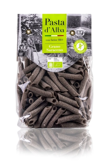 Био пене от елда, без глутен, Pasta d'Alba, 250 г, италианска паста, макарони