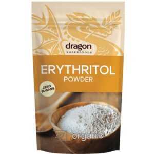 Еритритол, Dragon Superfoods, 250 г, подсладител, без калории, заместител на захарта