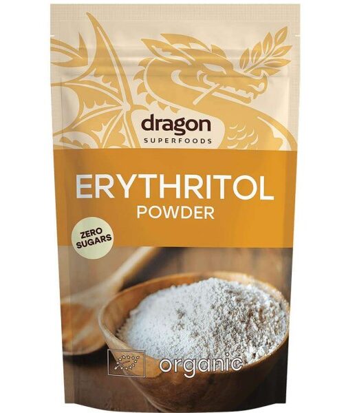 Еритритол, Dragon Superfoods, 250 г, подсладител, без калории, заместител на захарта