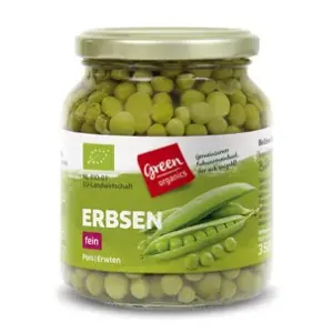 Био Грах в буркан, Green Organics, 350 г