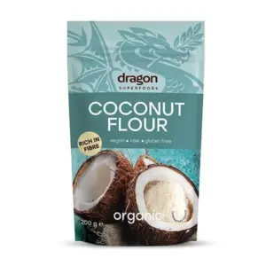 Био Кокосово брашно, Dragon Superfoods, 200 г