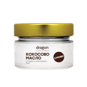 Био Кокосово масло, студено пресовано, Dragon Superfoods, 100 мл