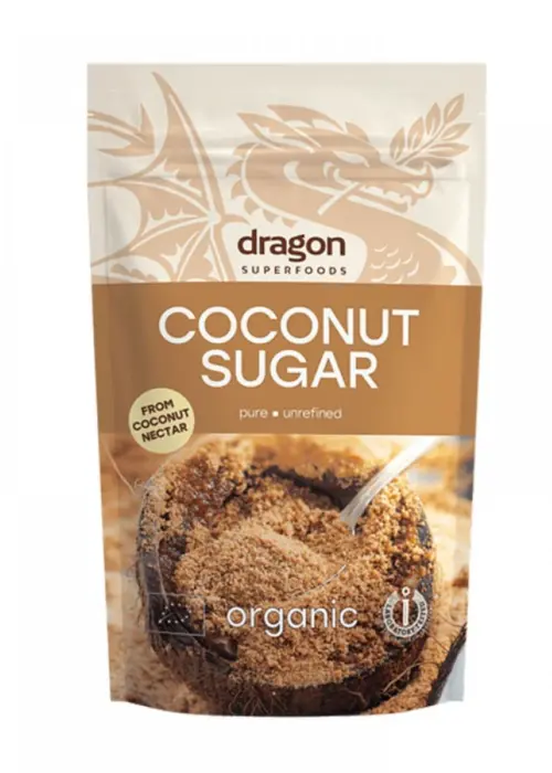 Био Кокосова захар, Dragon Superfoods, 250 г, нерафинирана захар