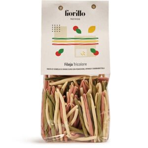 Филея Трикольоре, Fiorillo, 500 г – традиционна паста от твърда пшеница, произведена по занаятчийски метод Типична италианска паста, изработена по занаятчийски метод с бавно сушене, получена от най-добрите сортове твърда пшеница.