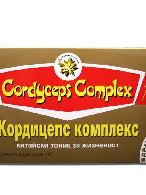 Кордицепс комплекс, ТНТ 21, флакони, 10 х 10 мл, астрагал, шизандра, антиоксидант, повишаване на жизнената енергия, тонус и издръжливост
