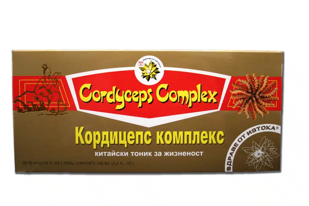 Кордицепс комплекс, ТНТ 21, флакони, 10 х 10 мл, астрагал, шизандра, антиоксидант, повишаване на жизнената енергия, тонус и издръжливост