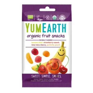 Био Желирани плодови бонбони, YumEarth, 50 г