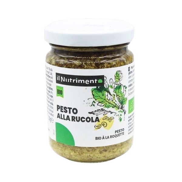 Био Песто с рукола, Il Nutrimento, 130 г