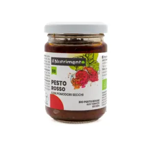 Био Песто със сушени домати, Il Nutrimento, 130 г, сос за паста и спагети