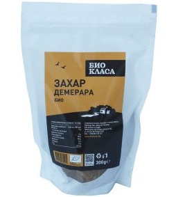 Био Захар Демерара, Био Класа, 300 г, нерафинирана захар, кафява захар