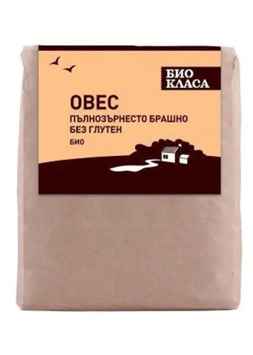 Овесено брашно, без глутен, Био Класа, 500 г