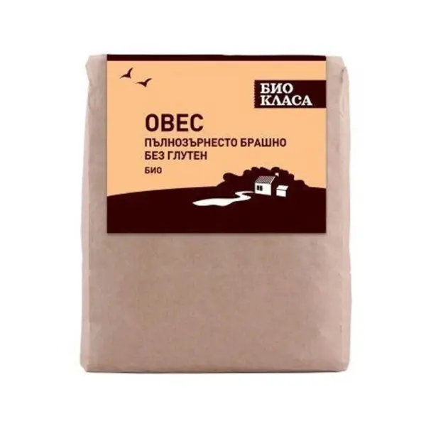 Овесено брашно, без глутен, Био Класа, 500 г